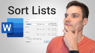 How to Alphabetize in Word