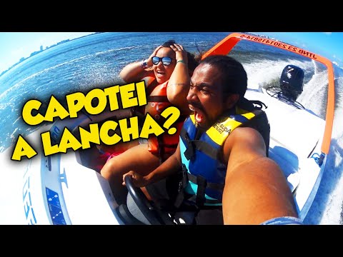 PILOTEI UMA LANCHA EM CANCÚN E QUASE DEU RUIM!