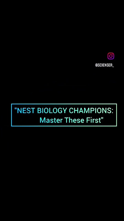 #Tier 1 and 2  must  do  chapters #nest #niser