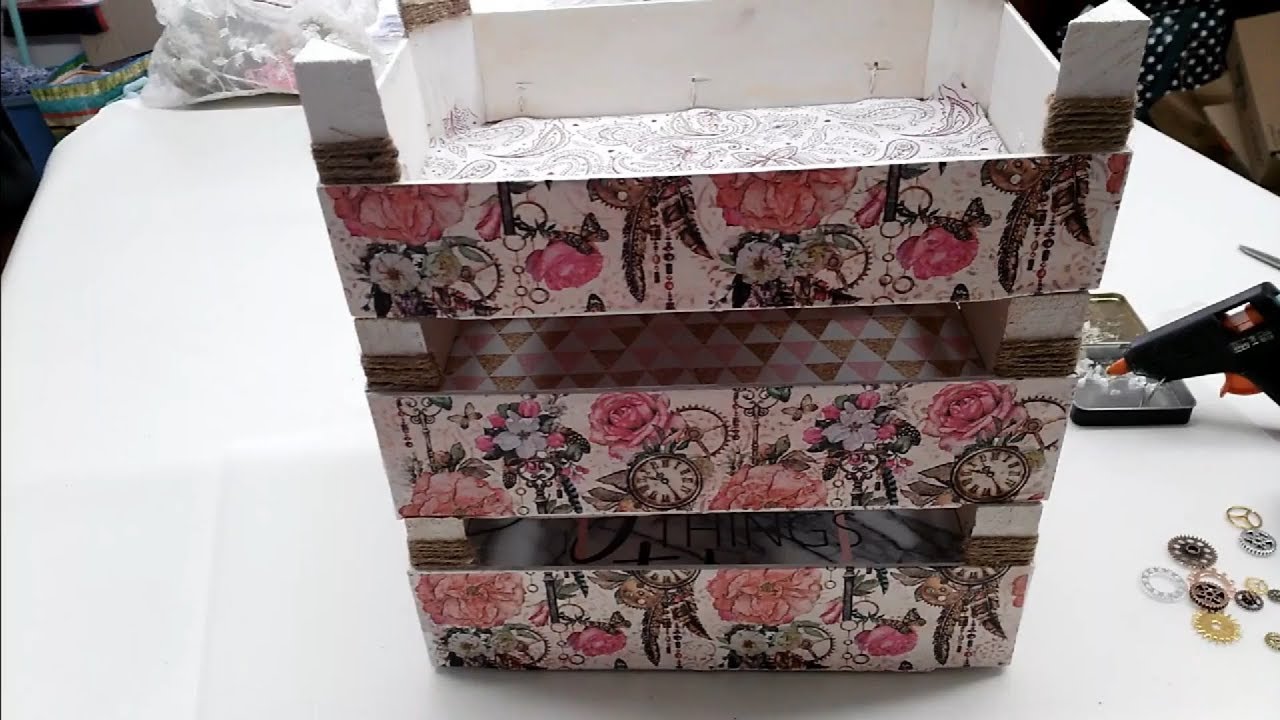 Scrap y Diversión / Reto Junio / Reciclo cajas de fresas