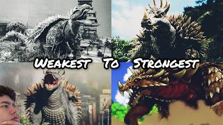 Ranking Every Single Version Of Anguirus to Weakest To Strongest