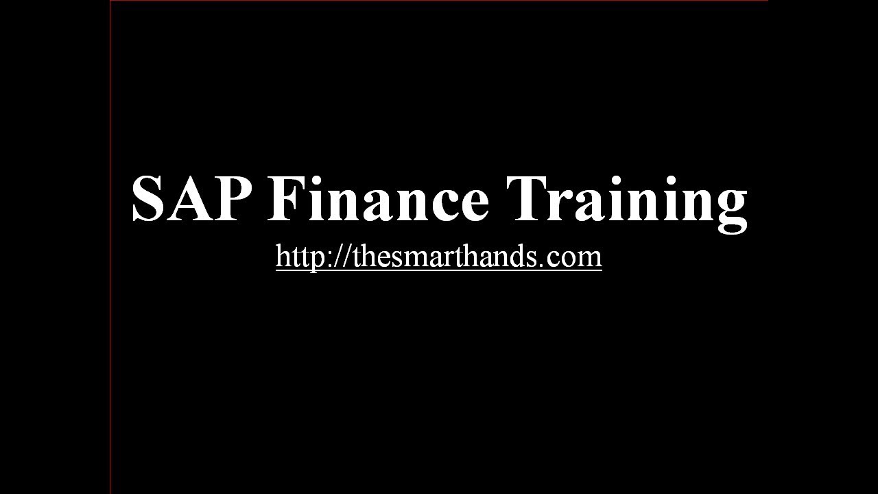 SAP Finance Training - General Ledger Master Data (Video 4)