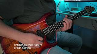 DiMarzio Crunch Lab/LiquiFire vs Fishman Fluence Modern pickups comparison