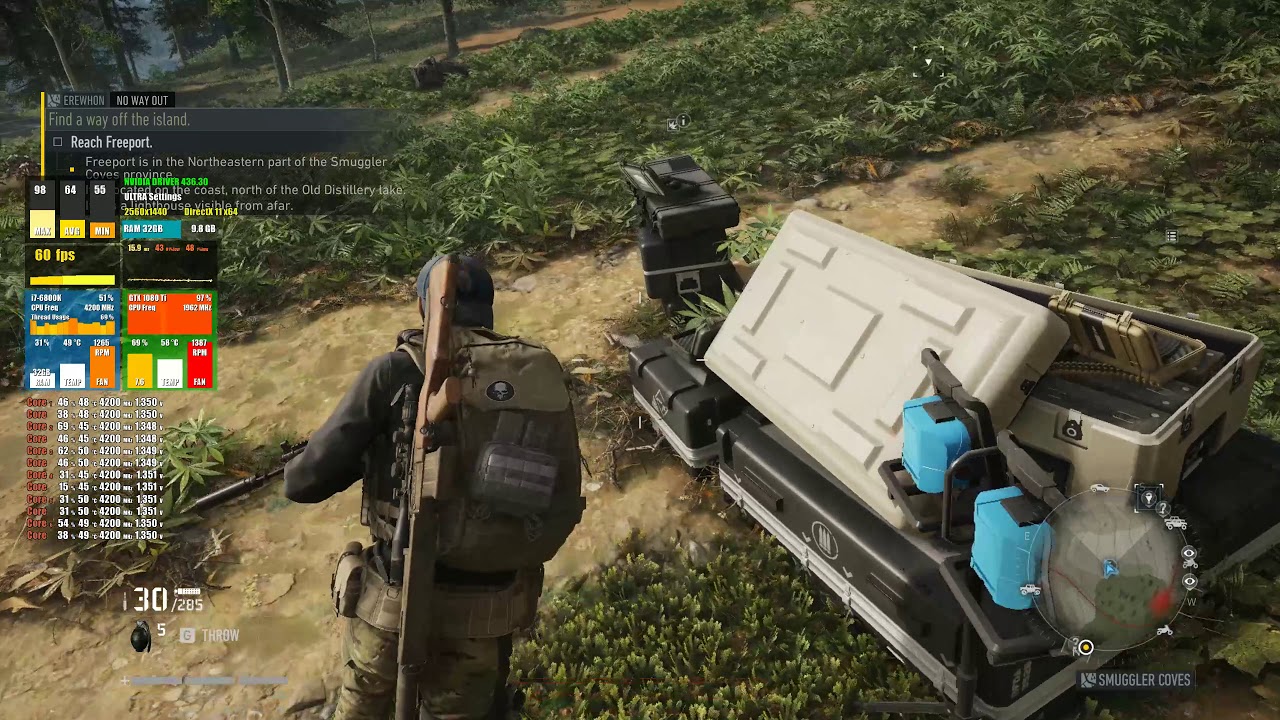 Ghost Recon Breakpoint GTX 1080ti i7 6800k Ultimate settings 1440p