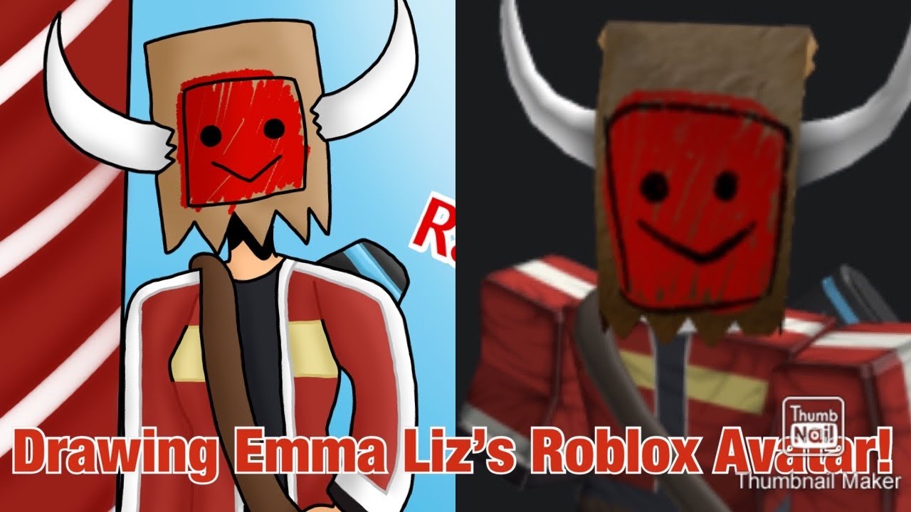 Drawing Emma Liz S Roblox Avatar Requested Roblox Speedpaint Youtube - how to draw roblox characters medibang