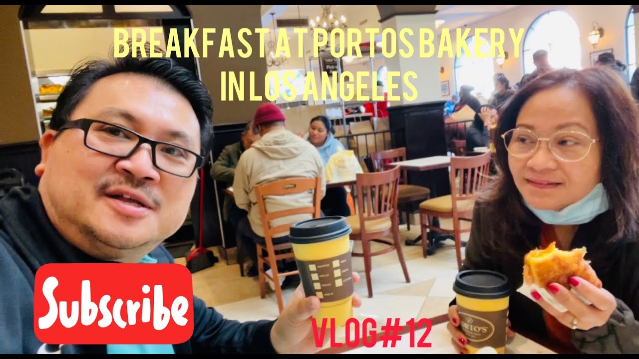 Breakfast at Portos Bakery in Los Angeles Vlog 12 YouTube
