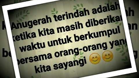 Aksara rindu.