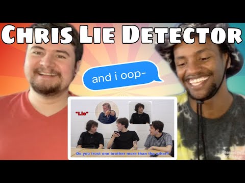 Sturniolo Triplets 'Chris gets hooked up to a lie detector test' REACTION