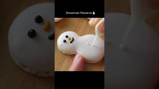 Snowman Macaron ⛄️