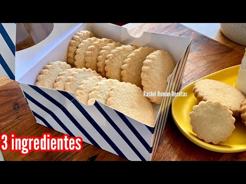 Con 3 INGREDIENTES que ya tienes en tu cocina, Galletas de mantequilla ???? ????