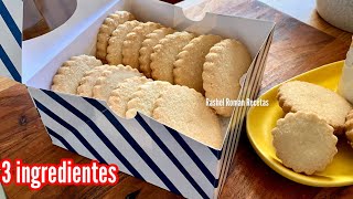 Con 3 INGREDIENTES que ya tienes en tu cocina, Galletas de mantequilla 🧈 😋