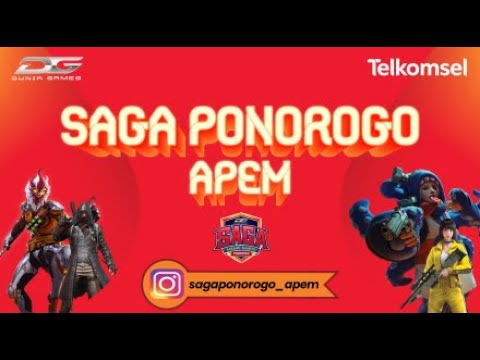 Daily Tournament SAGA PONOROGO APEM x ZHAKS-ASYROF 18/4 Sesi 22.30 Supported By TELKOMSEL PONOROGO