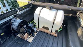Mobile detailing water tank pressure washer setup DIY - 2022 Ford Maverick screenshot 2