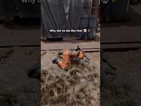 Why did he die like that 😂 #starwarsgames #starfield #gamingshorts