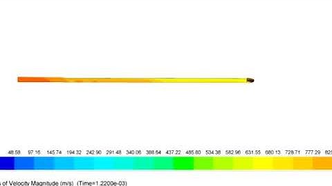 Virtual-iCFD | 2D Axis-symmetry Ballistic Fluid Flow CFD Modeling