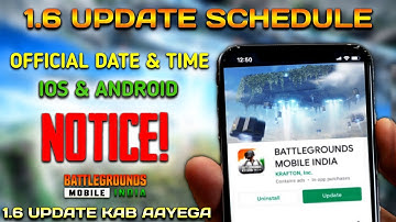 😱 Battlegrounds mobile India 1.6 update is here🔥 | bgmi m3 update | bgmi 1.6 update |1.6 update bgmi