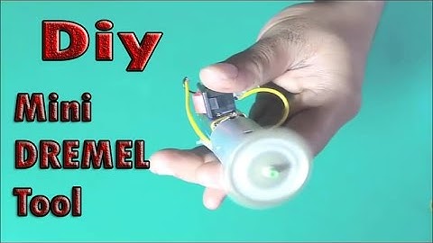 How to make a mini Dremel Tool at home  - Very Easy Way