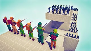 U.S. ARMY vs GERMAN ARMY - Totally Accurate Battle Simulator TABS