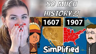 British Mum Reacts to A Fun History of America - Simplified