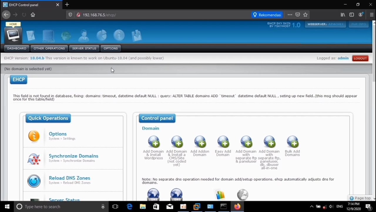 INSTALASI EHCP DEBIAN 9 YouTube