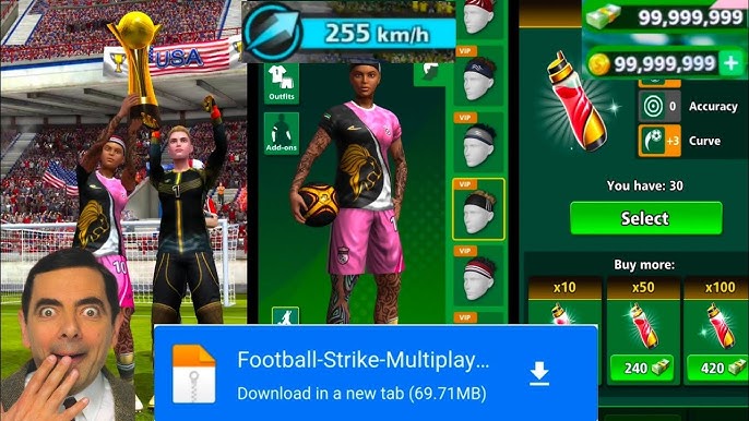 Football Strike: Online Soccer em Jogos na Internet