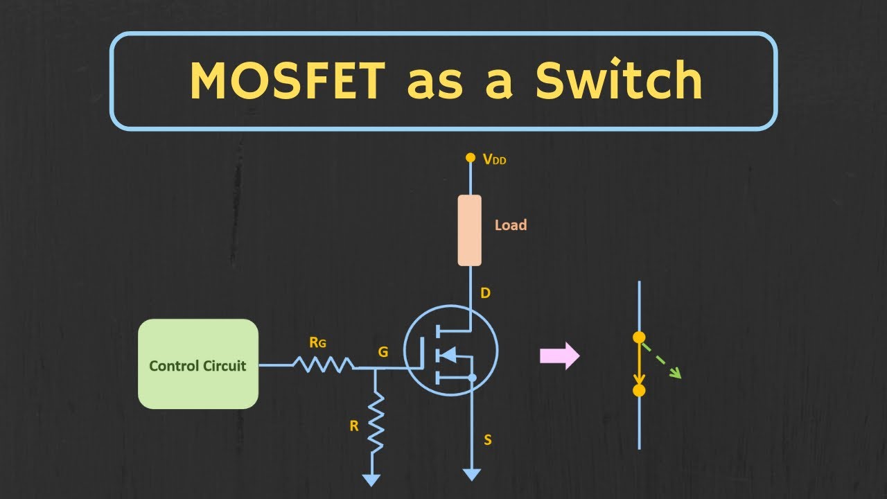 How to use MOSFET as a Switch ? MOSFET as a Switch Explained - YouTube