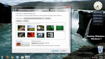 Windows 7 - Desktop Slideshow Feature (HD)