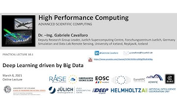 2021 High Performance Computing Practical Lecture 10.1 Deep Learning driven by Big Data Part2 👨‍💻