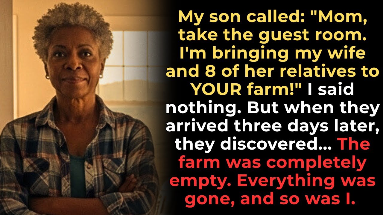 I Bought A Farm To Enjoy My Retirement, But My Son Wanted To Bring A Crowd. So I Surprised Them…