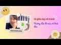 Cô giáo dạy vẽ tranh | Hướng dẫn tô màu vẽ trái dừa