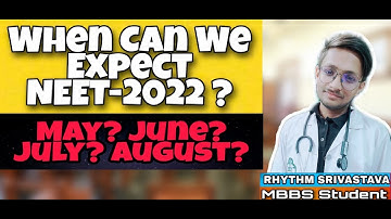 NEET-2022 Expected Date 📅🔥😮
