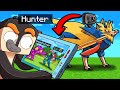 Manhunt PIXELMON but I Secretly Cheat with CAMERAS! (Minecraft)