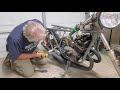 Installing dg yamaha rd350 pipes on my sons 1974 suzuki gt250 cafe racer