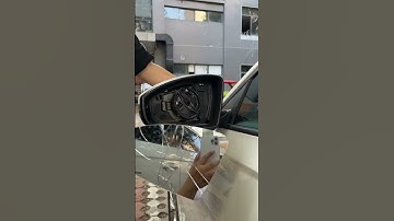 Replace your rearview mirror without spending a penny!driving #tips #howto #manual #skills #car