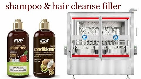 550ML PET BOTTLE NATURAL SHAMPOO&HAIR CLEANSE FILLING LINE || TRIGGER PUMP CAPPER