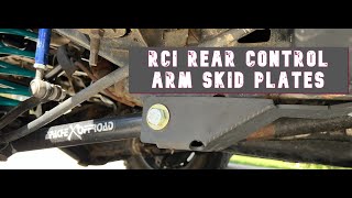 RCI Rear Control Arm Skid Plates