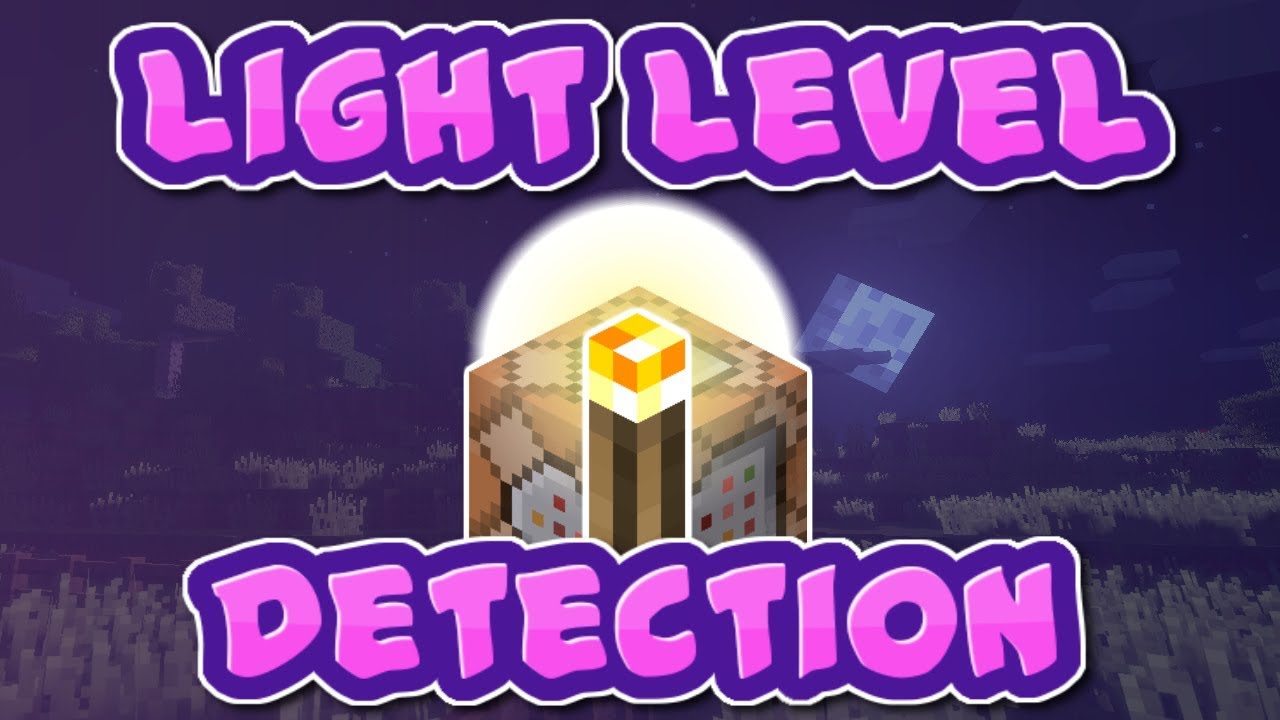Light Level Detection in Minecraft - YouTube