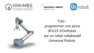 Tuto : Comment programmer un préhenseur 3FG15 d