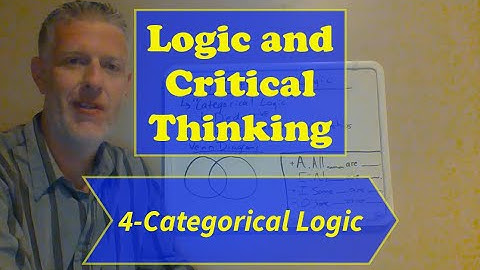 Logic and Critical Thinking-Lecture 4: Categorical Logic (No PowerPoint)