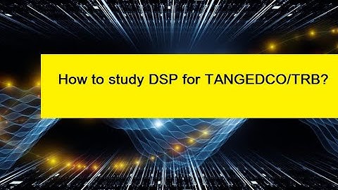 HOW TO STUDY DIGITAL SIGNAL PROCESSING FOR TANGEDCO/TRB(POLY)?