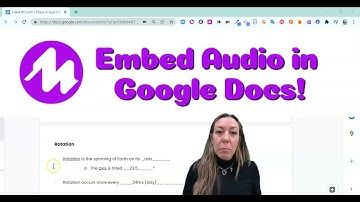 Embed Audio in Google Docs!