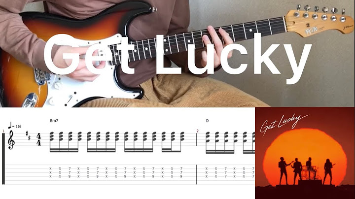 Get Lucky Guitar version - Guitar performance video thumbnail