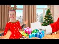 Nastya trifft den Weihnachtsmann um ihre Wünsche zu erfüllen – Weihnachtsgeschichte für Kinder