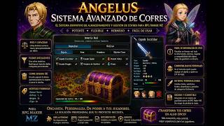 El mejor Plugin de Cofres y Peso para RPG Maker MZ | Angelus_Cofres.js