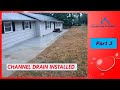 Installing Channel Drain to solve crawl space flooding Part 3 of 3