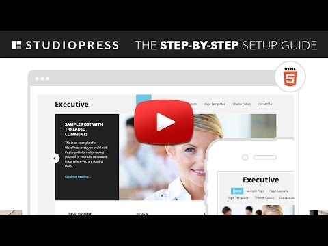 Executive Pro Wordpress Theme Setup Tutorial - AidanBooth.com