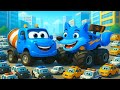 Wolf Car’s Funny Pranks! 🐺🚛 | Concrete Mixer Truck Meets Trouble | Funny Vehicles Animation