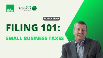 Filing Small Business Taxes | Block Advisors by H&R Block