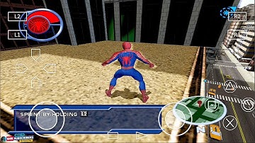 Spider-Man 2 PS2-game voor Aether SX2 PS2-emulator op Android-mobiel apparaat | Gameplay