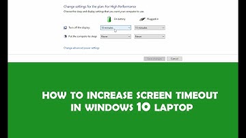 How to increase screen timeout in windows 10 - Easy Method